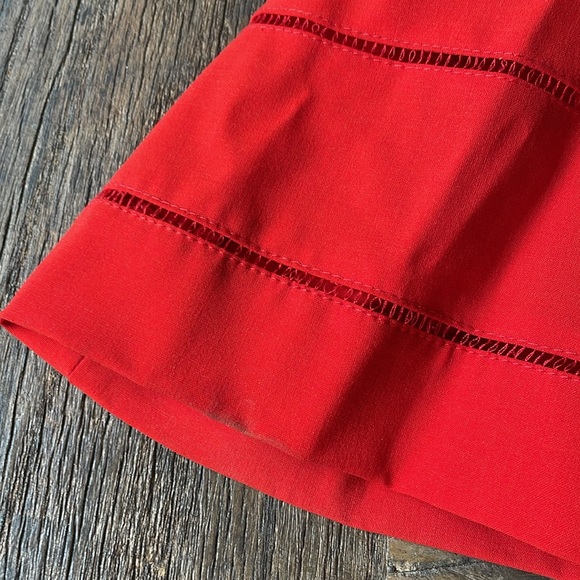 Piazza Sempione red wool sheath dress EUC size 42 - Picture 10 of 14